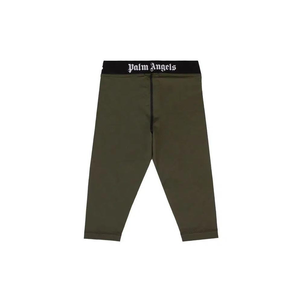 Велосипедки Palm Angels Knee Length Cyclist Leggings 'Military Green' 2