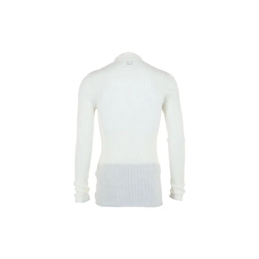 Верхи Ferragamo V Neck Knit Sweater 'White' 2