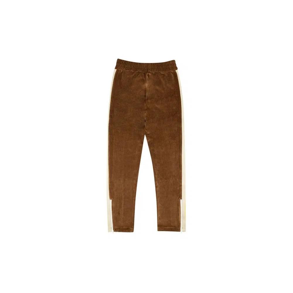 Palm Angels Chenille Track Pants 'Коричневый/Белый' 2