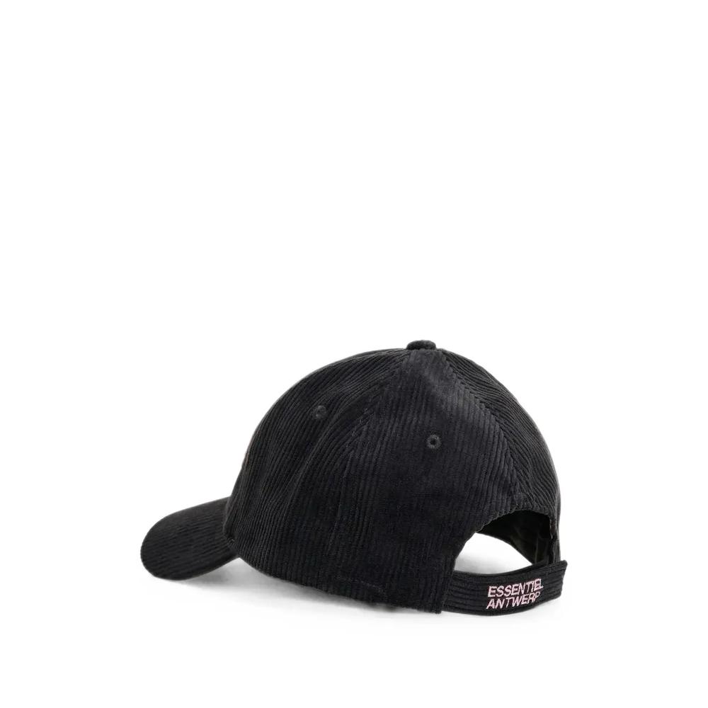logo-embroidered corduroy cap 2