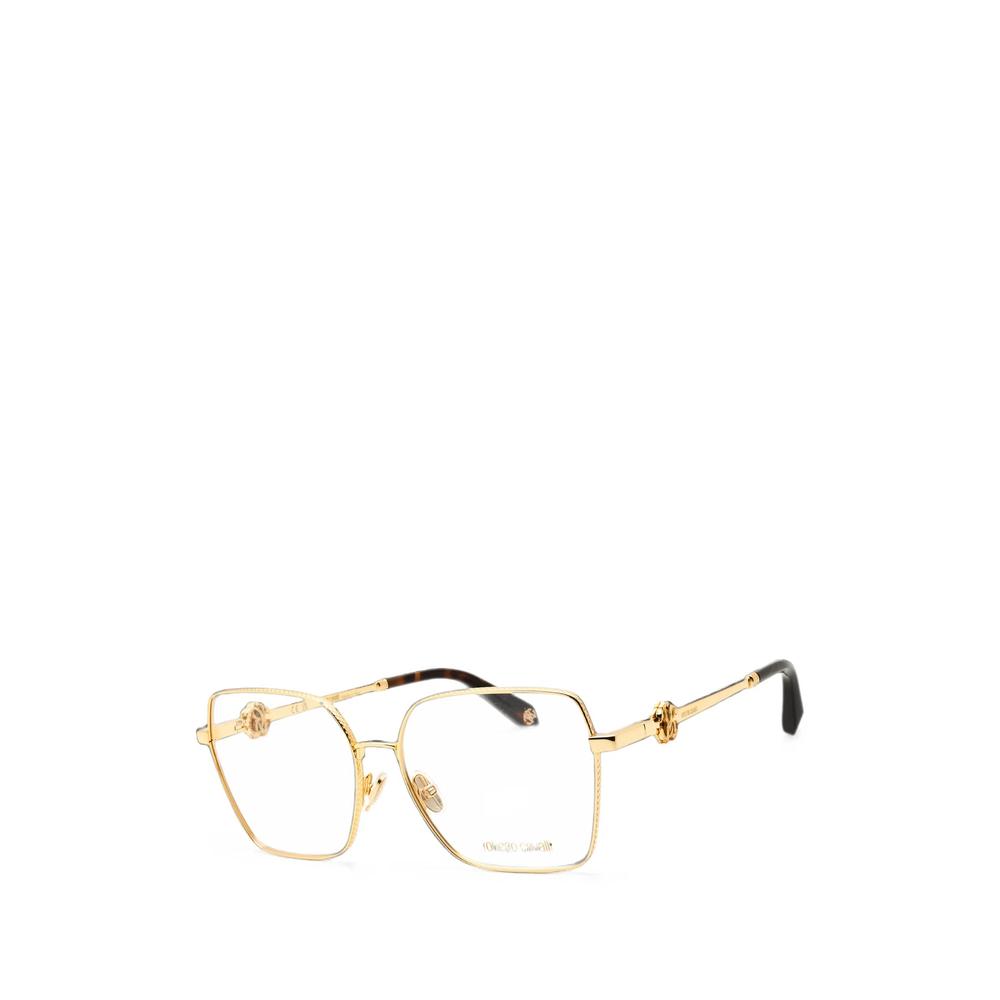 logo-plaque geometric-frame glasses 2