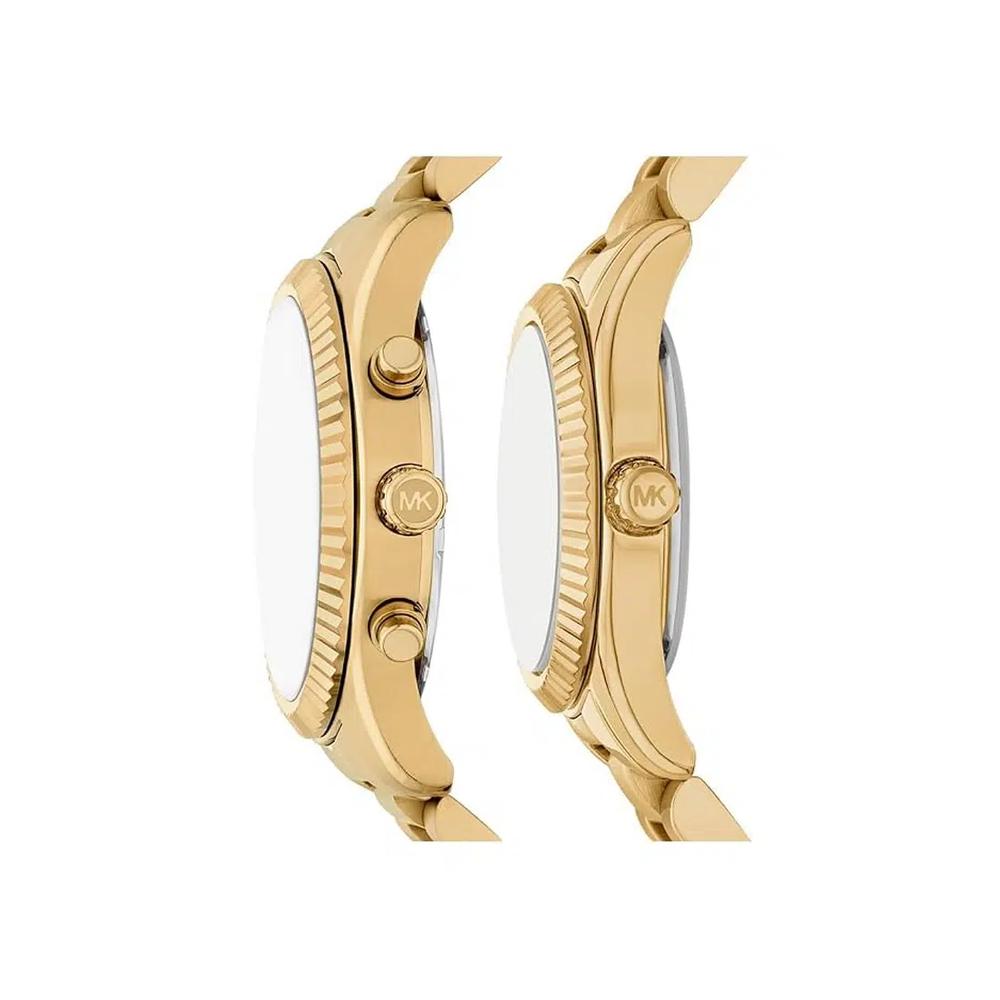 Женский набор часов Lexington His and Hers с золотым покрытием MK4950SET 4