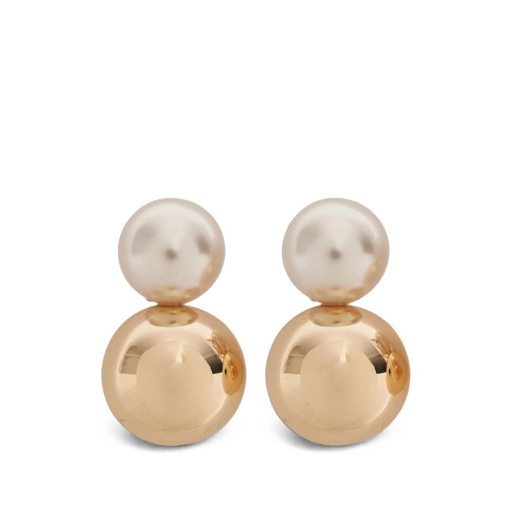 faux-pearl clip-on earrings 1