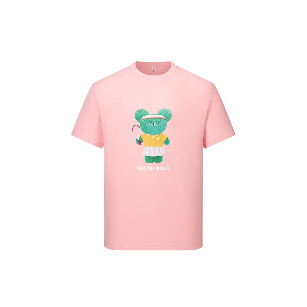 K-SWISS X WASABI BEAR УНИСЕКС СВОБОДНАЯ ФУТБОЛКА С ЛОГОТИПОМ 6