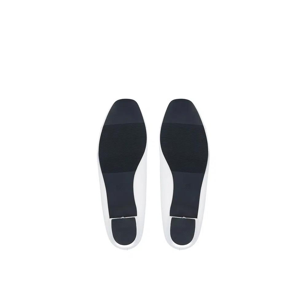 Белые CR Glint Charm туфли на среднем каблуке 5