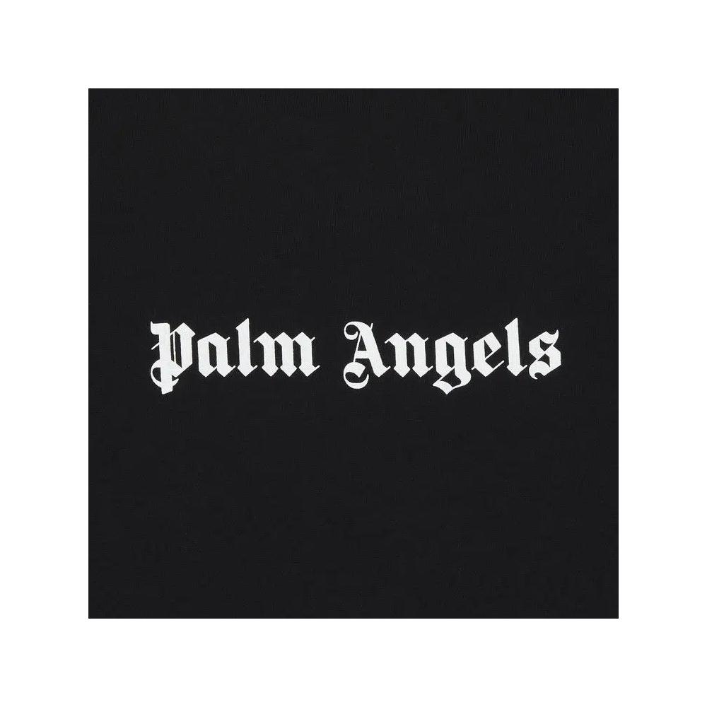 Футболки с коротким рукавом Palm Angels Logo Slim Tee 'Black' 3