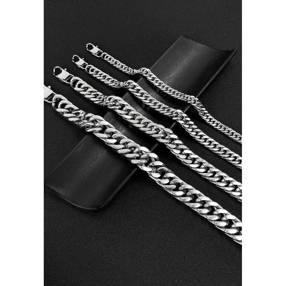 Мужской браслет из нержавеющей стали Cuban Link Chain 4