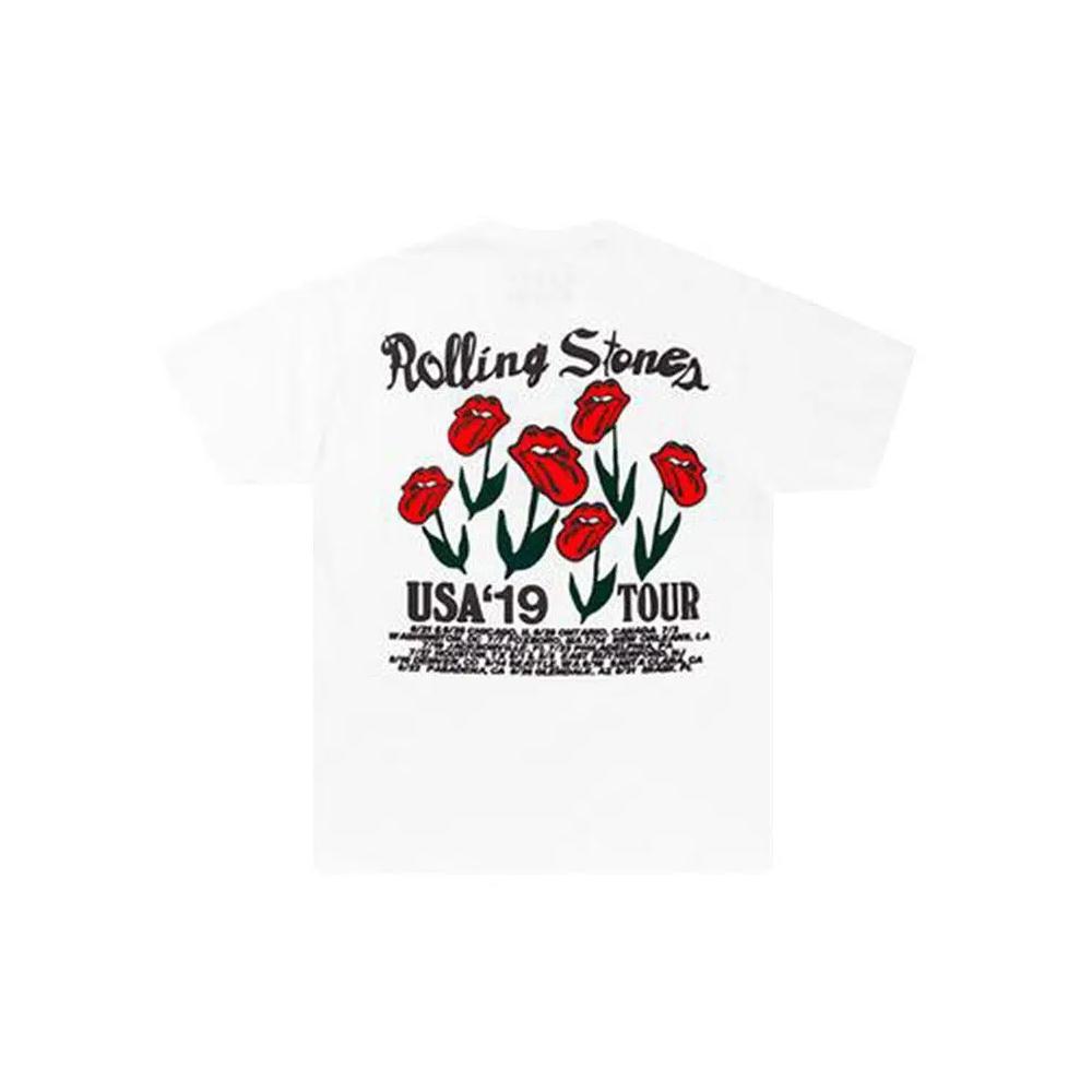 Футболки Cactus Plant Flea Market x Rolling Stones Strange Plant Tee 'White' 2