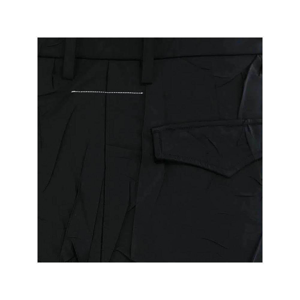 MM6 Maison Margiela Брюки со складками 'Black' 2