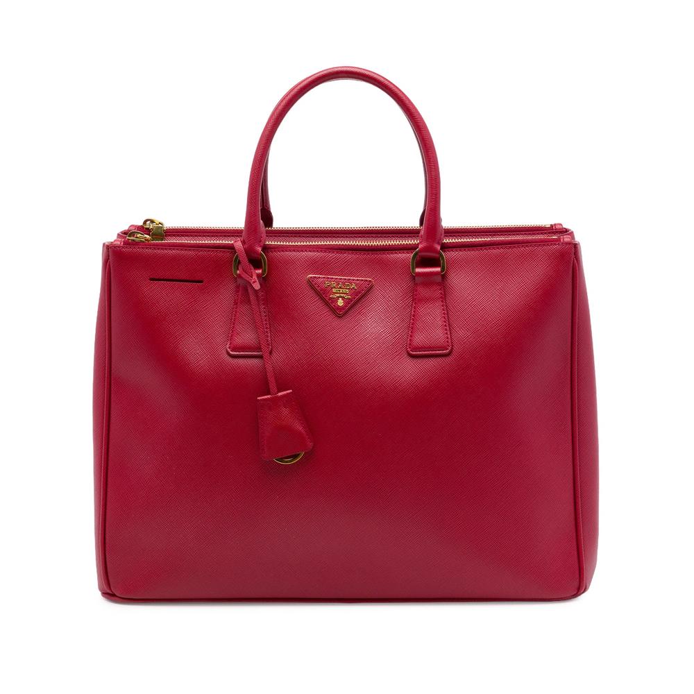 2013-2026 Large Saffiano Lux Galleria Double Zip tote bag 1
