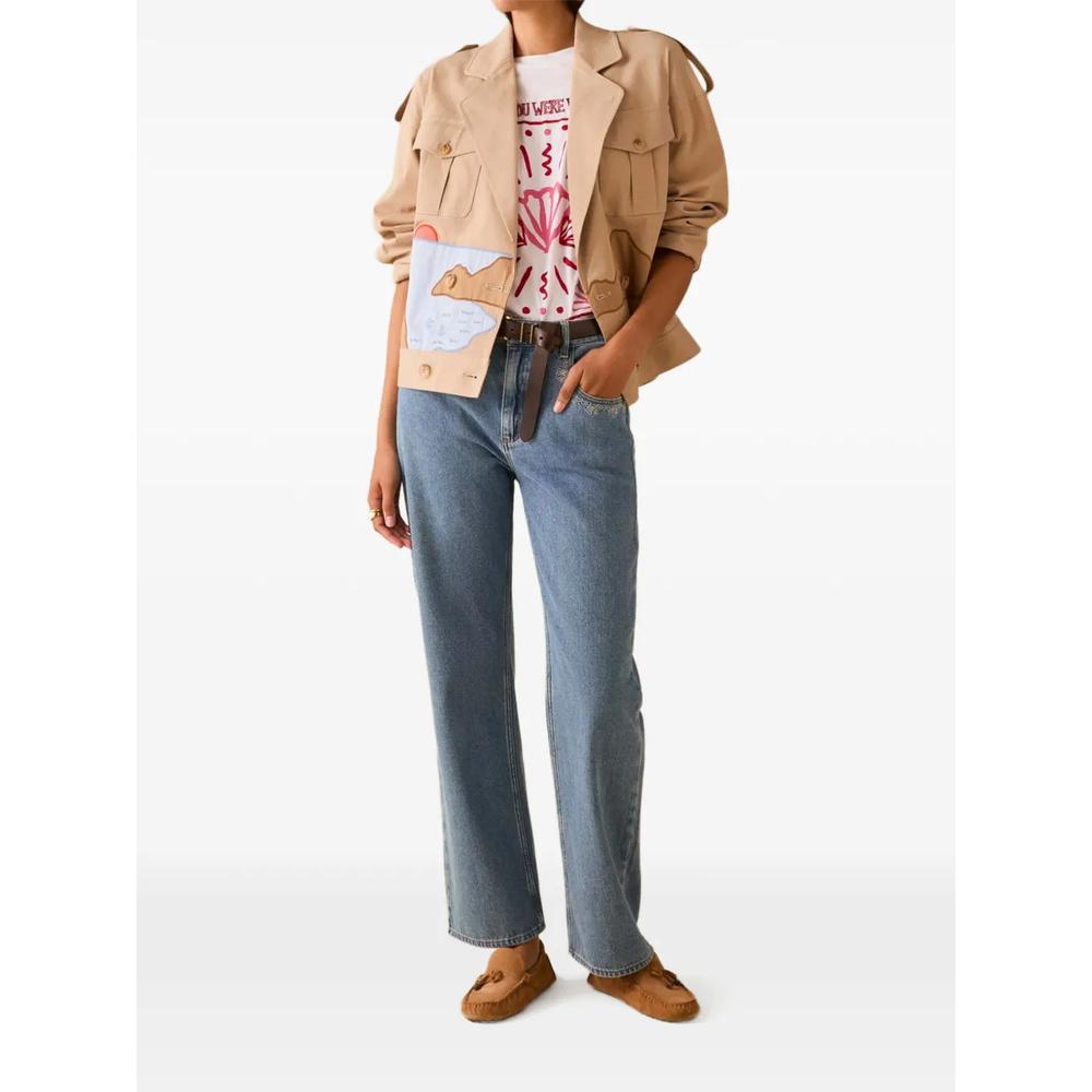 Slalom embroidered jeans 2