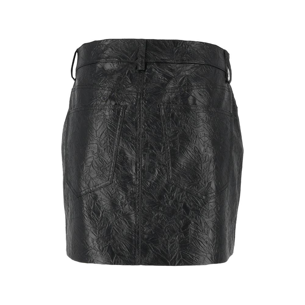 crinkled mini skirt 2