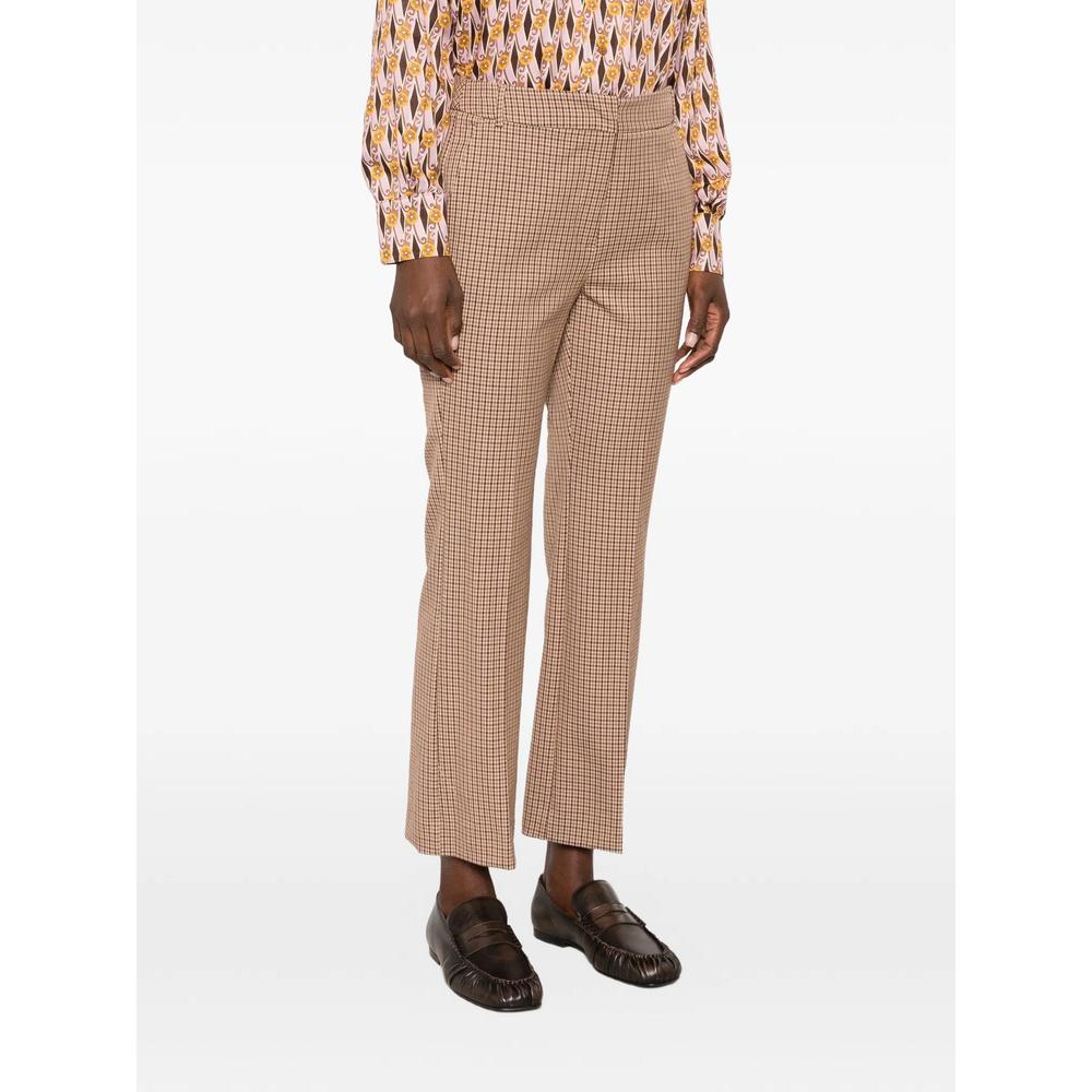 check-pattern tailored trousers 3
