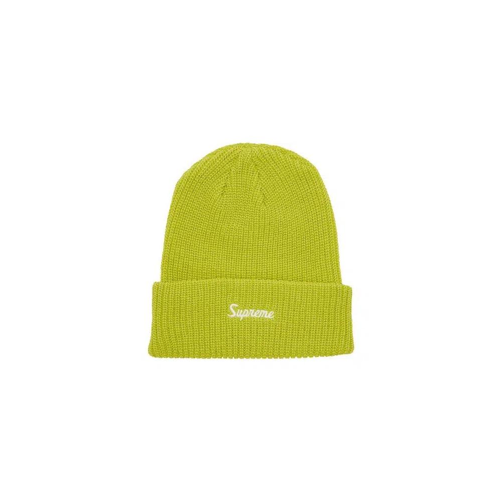 Шапки Supreme Loose Gauge Beanie 'Lime' 1