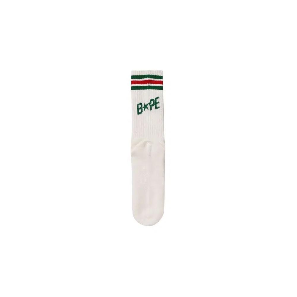 Носки и колготки BAPE Sta Line Socks 'Green' 2