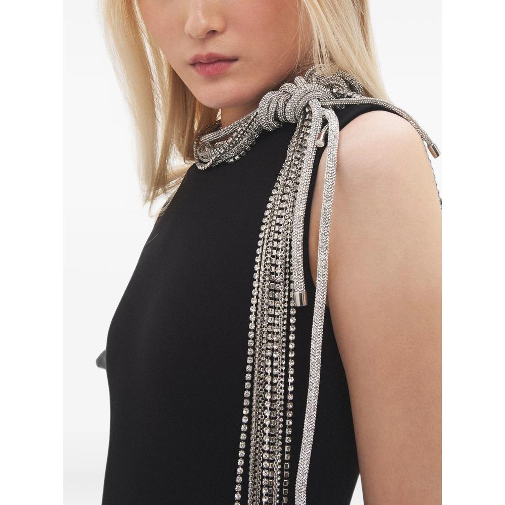 crystal-embellished knotted-chain necklace 2