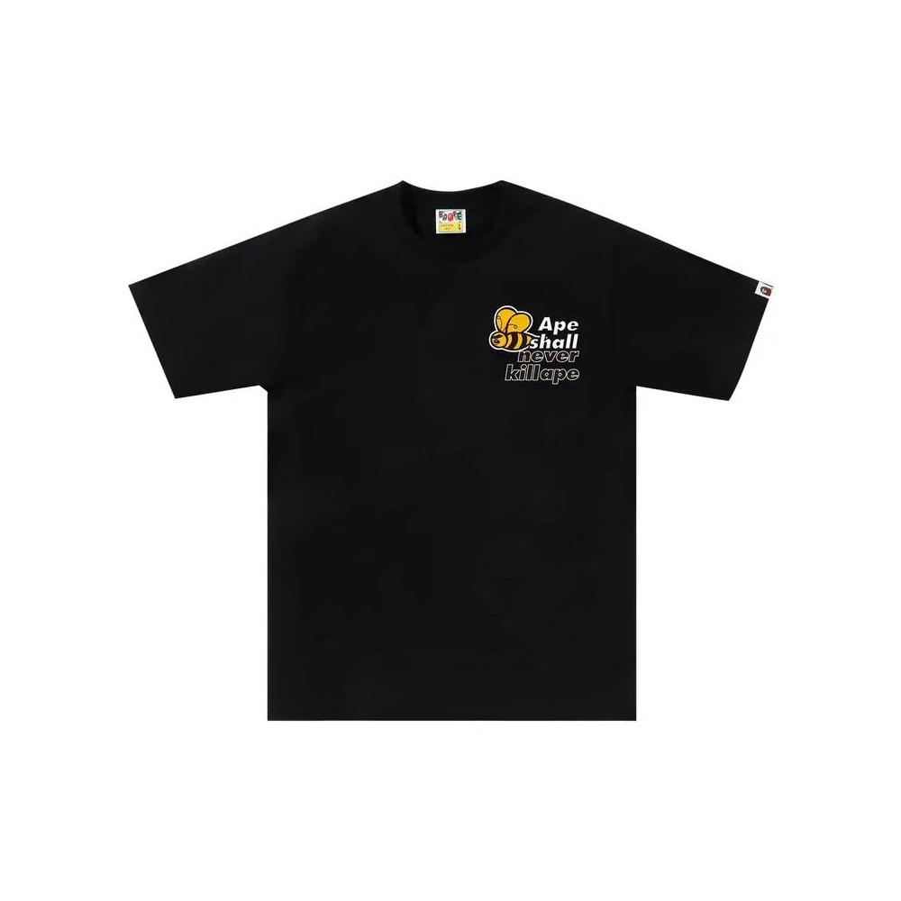 Футболки BAPE Asnka Bee Logo Tee 'Black' 1