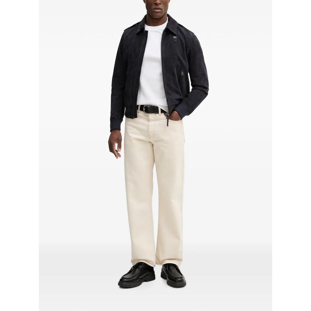Allen zip-fastening collared jacket 2