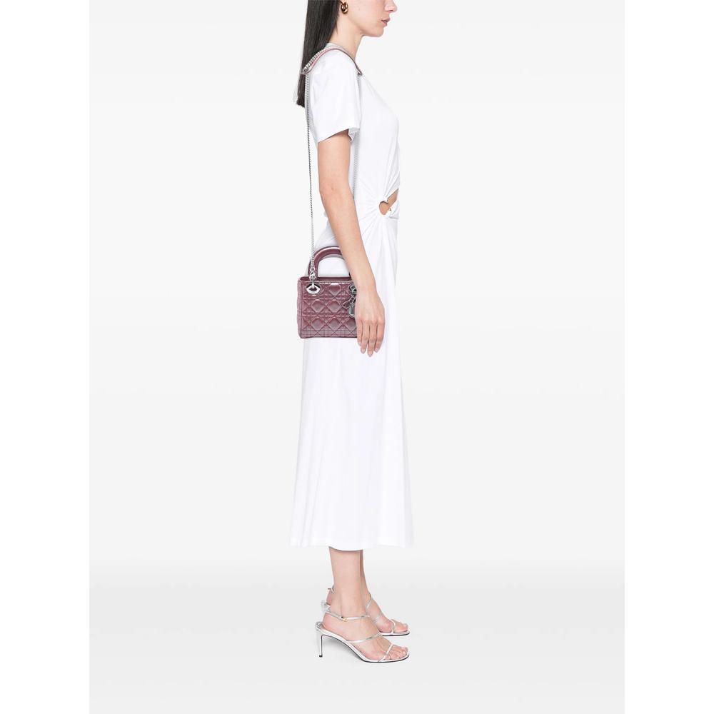 Сумка-сэтчел Mini Iridescent Lambskin Cannage Lady Dior (2015 год) 2