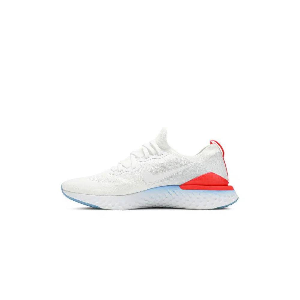 Кроссовки Nike Epic React Flyknit 2 'Blue Hero Bright Crimson' 3