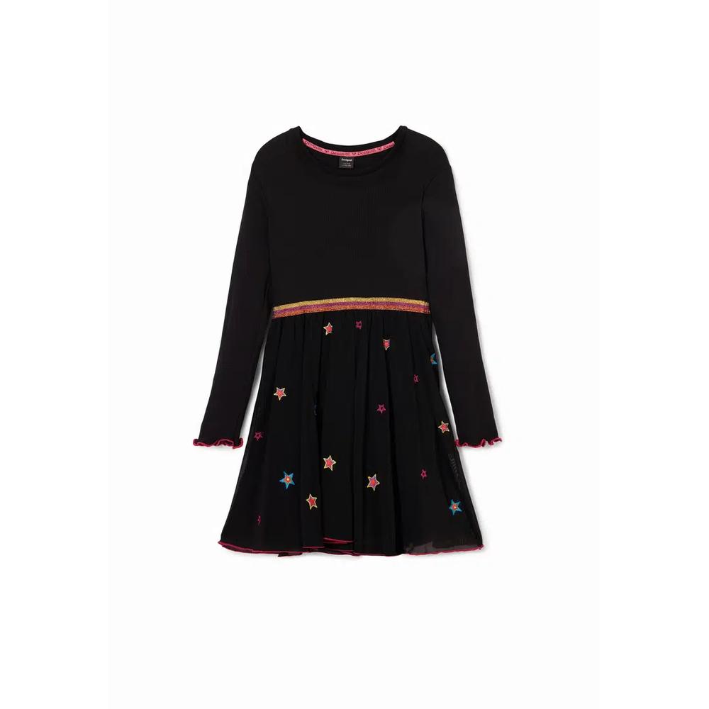 Desigual Детское платье с комбинированными звездами. 3