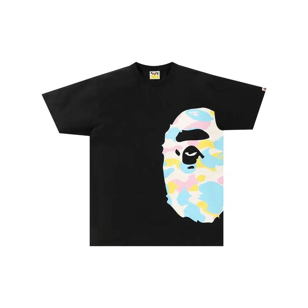 Футболки BAPE New Multi Camo Side Big Ape Head Tee 'Черный' 1