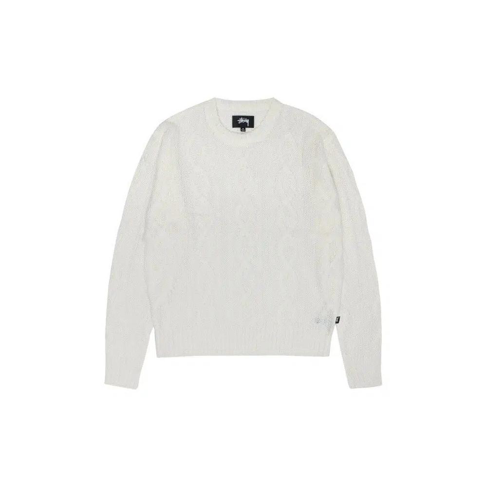 Свитера Stussy Cable Loose Knit Sweater 'Ivory' 1