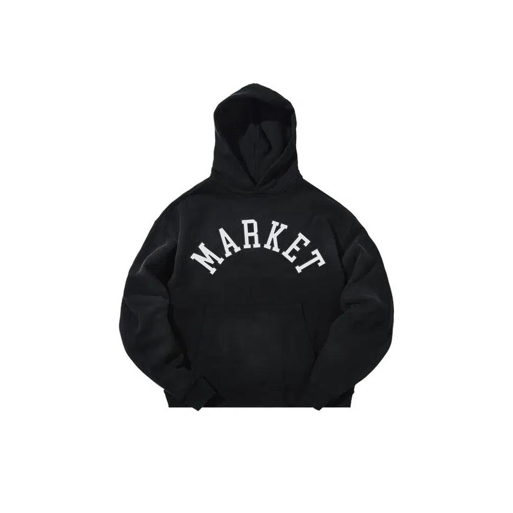 Худи Market Throwback Arc Hoodie 'Washed Black' 1