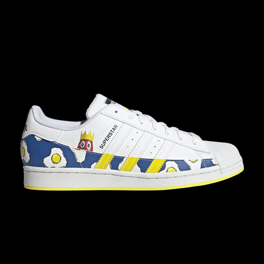 Кроссовки Philip Colbert x adidas Superstar 'Save The Lobster - Fried Eggs' 1