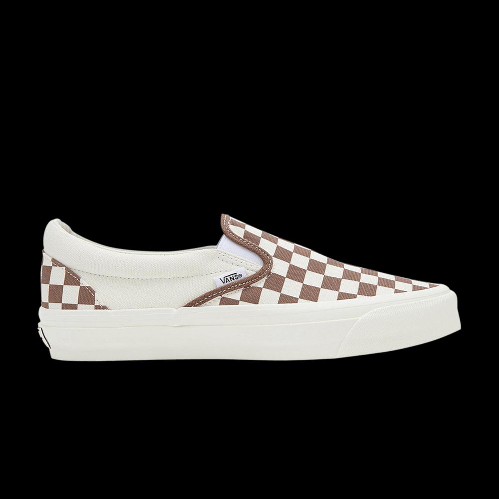 Слипоны Vans Premium Slip-On 98 'Checkerboard - Coffee Brown' 1