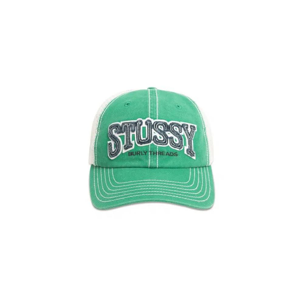Кепка Stussy Mid-Depth Burly Threads Trucker 'Green' 1