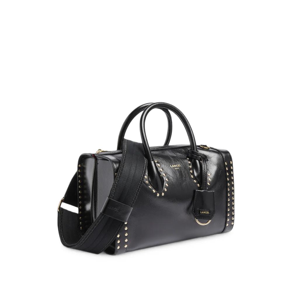 M BCBG studded leather bowling bag 4