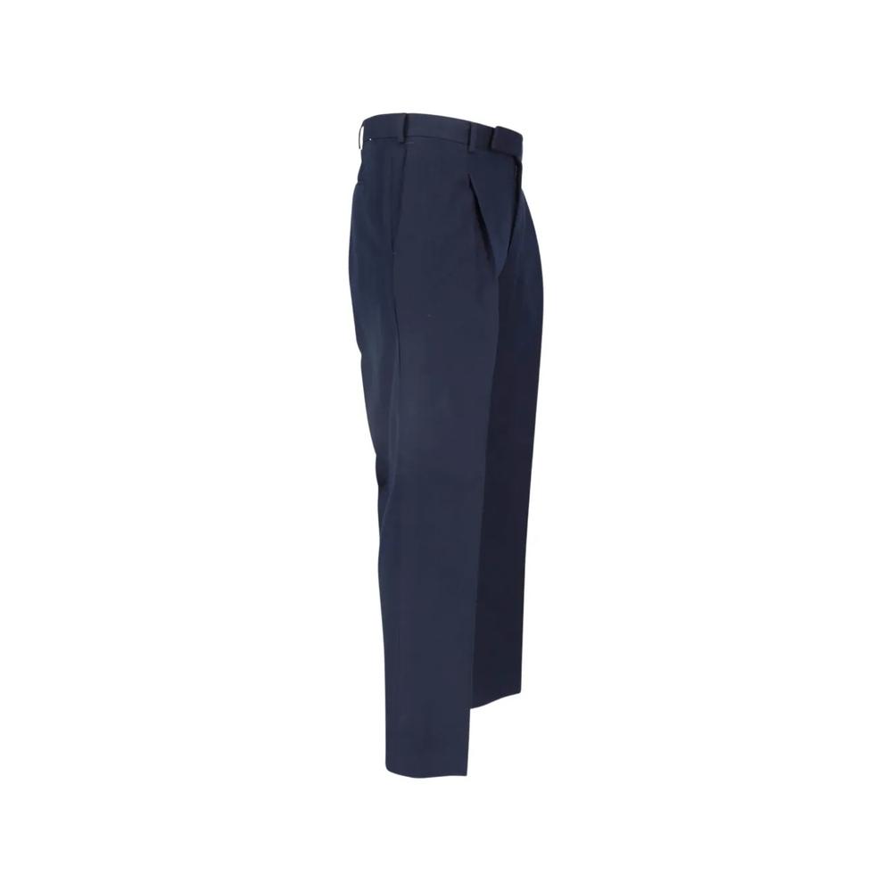 pleated-detail twill-weave trousers 3