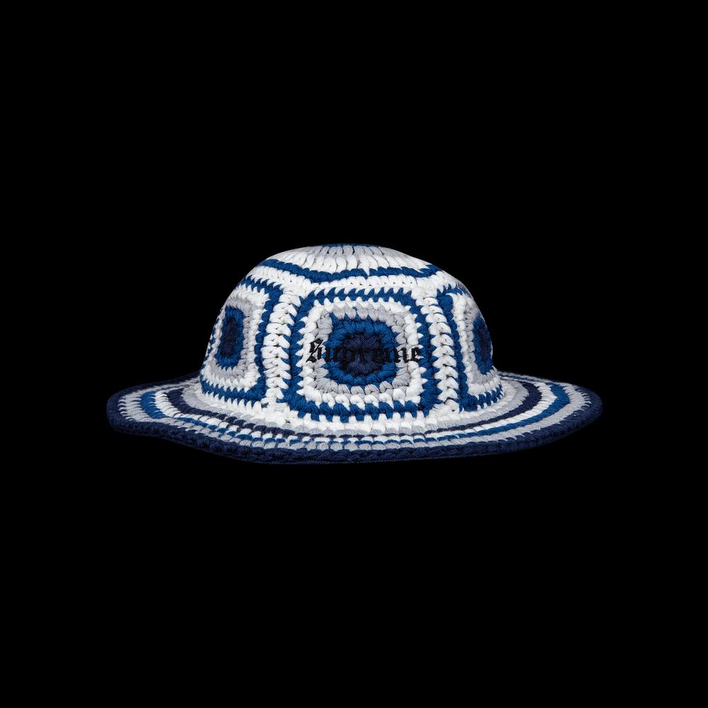 Шапки Supreme Crochet Crusher «Navy» 1