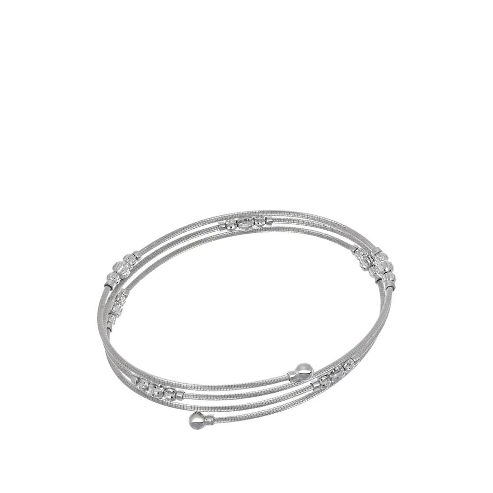Серебряный браслет Crystal Flexi 1