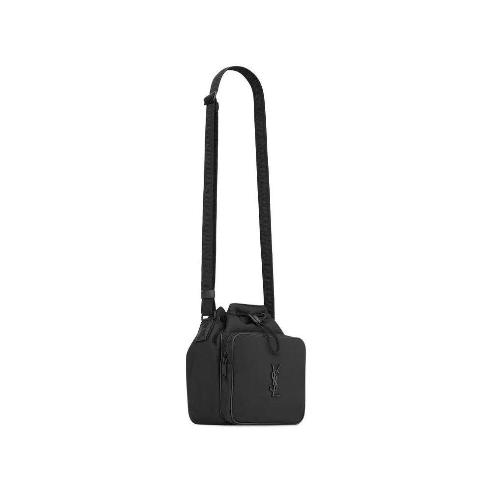 Сумки-ведра Saint Laurent Nylon Bucket Bag 'Black' 3