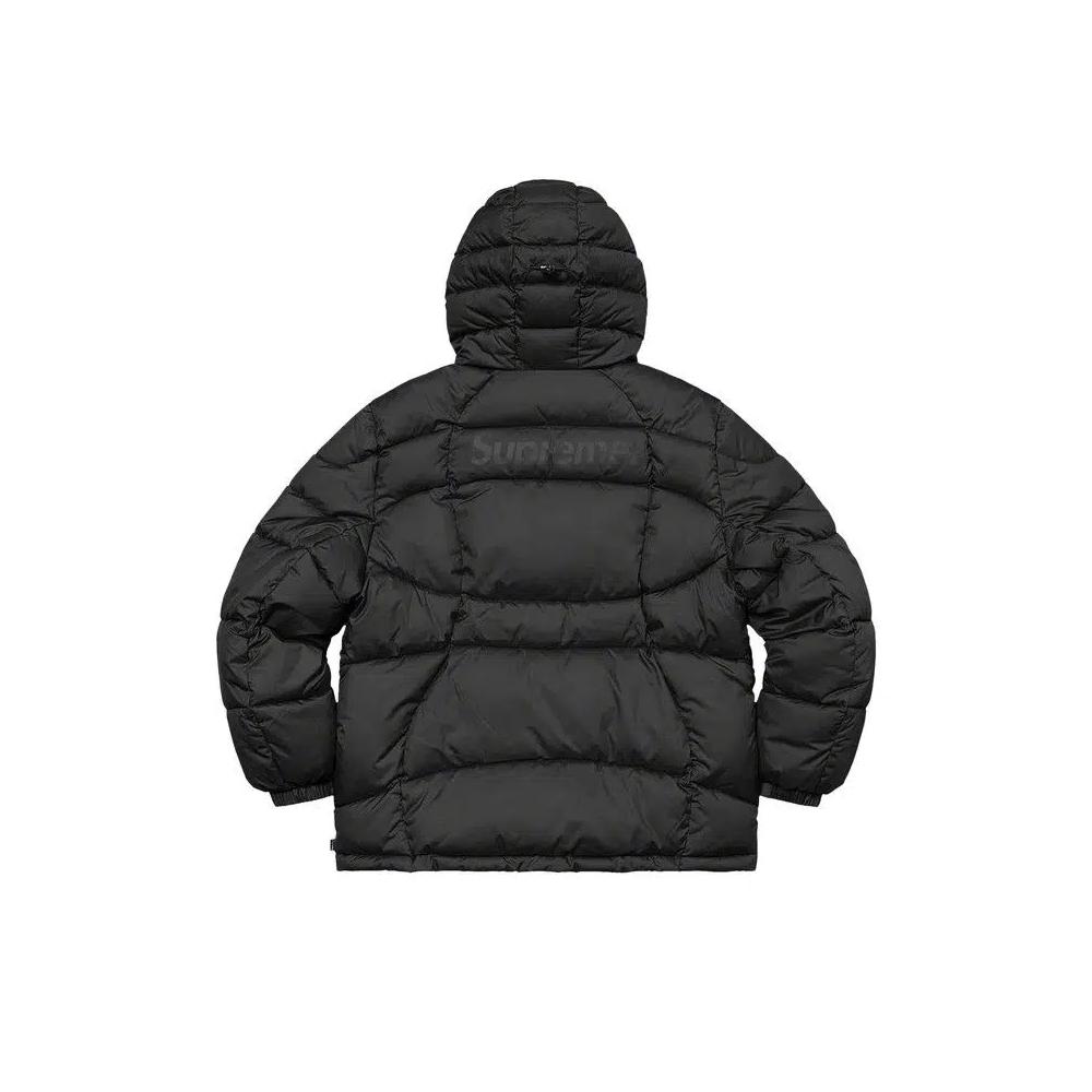 Пуховики Supreme Warp Hooded Puffy Jacket «Black» 2