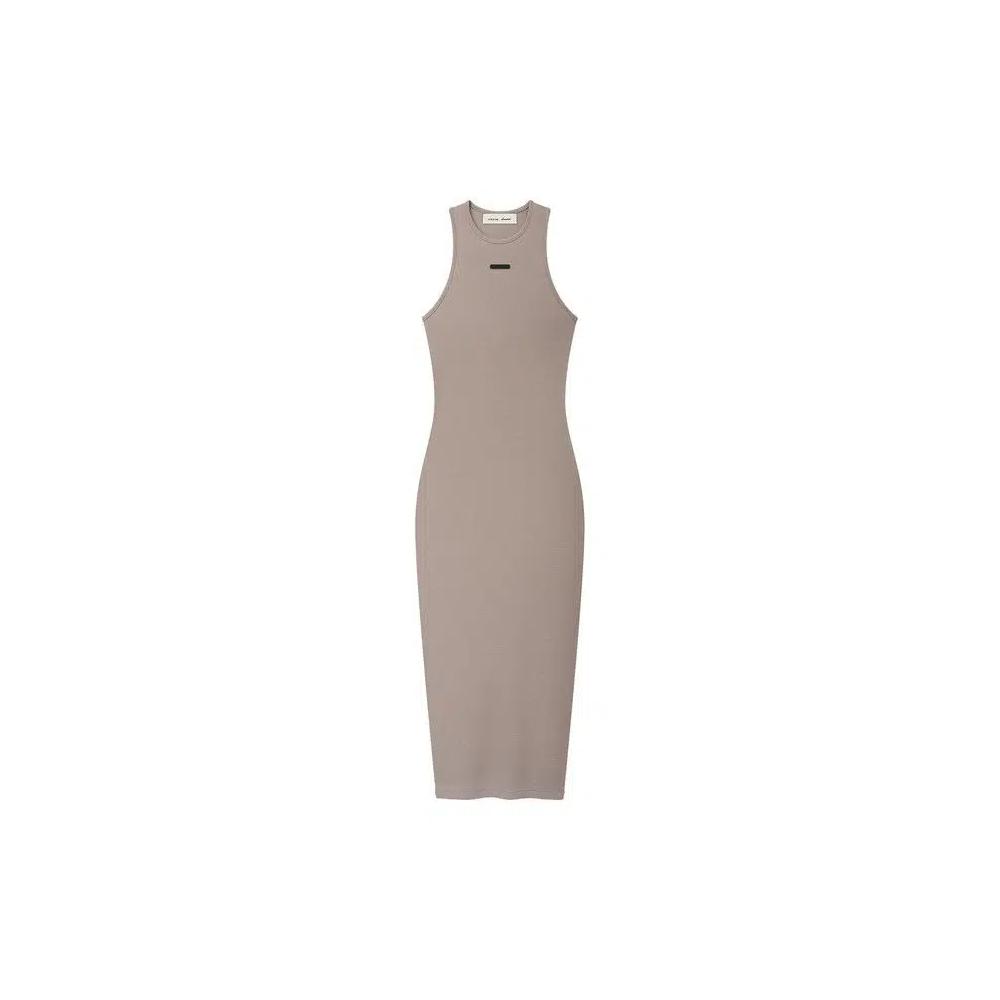 Платья Fear of God Essentials Soft Rib Racerback Dress 'Seal' 1