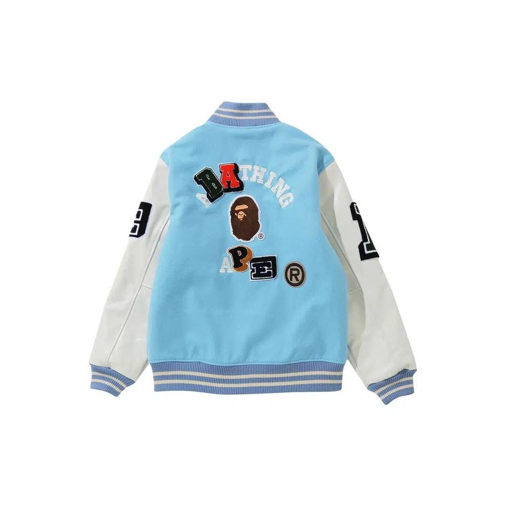 Варсити-куртки BAPE Crazy Patch Варсити-куртка 'Сакс' 2