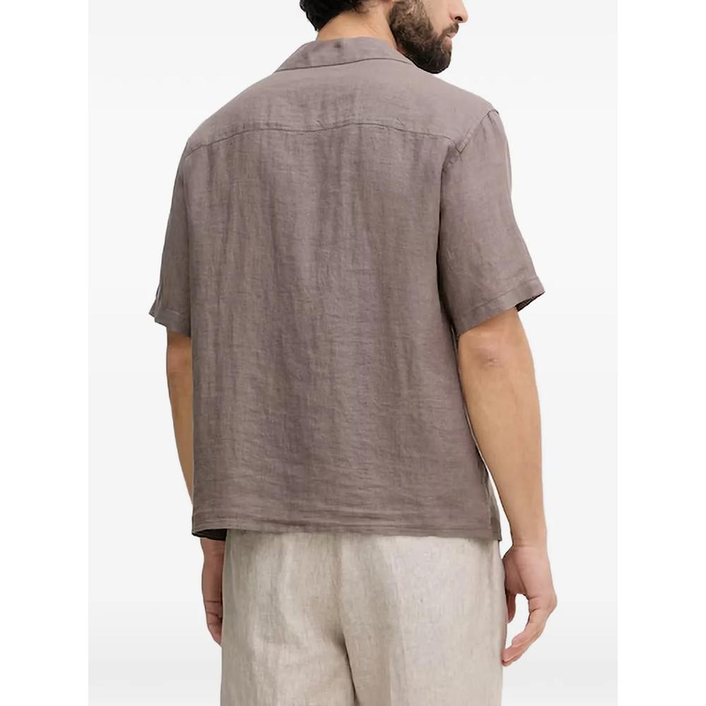 short-sleeved camp-collar shirt 2