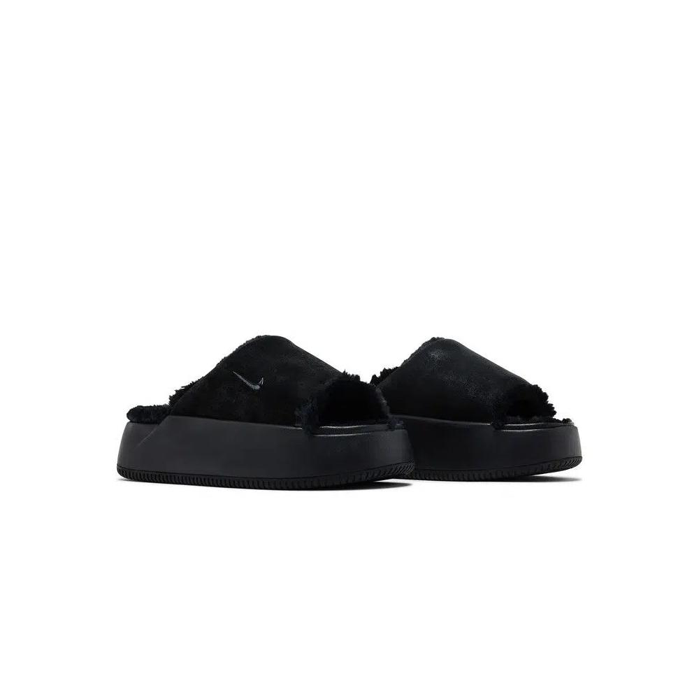 Сандалии Nike Wmns Calm Elevation Fur Slide 'Black' 8