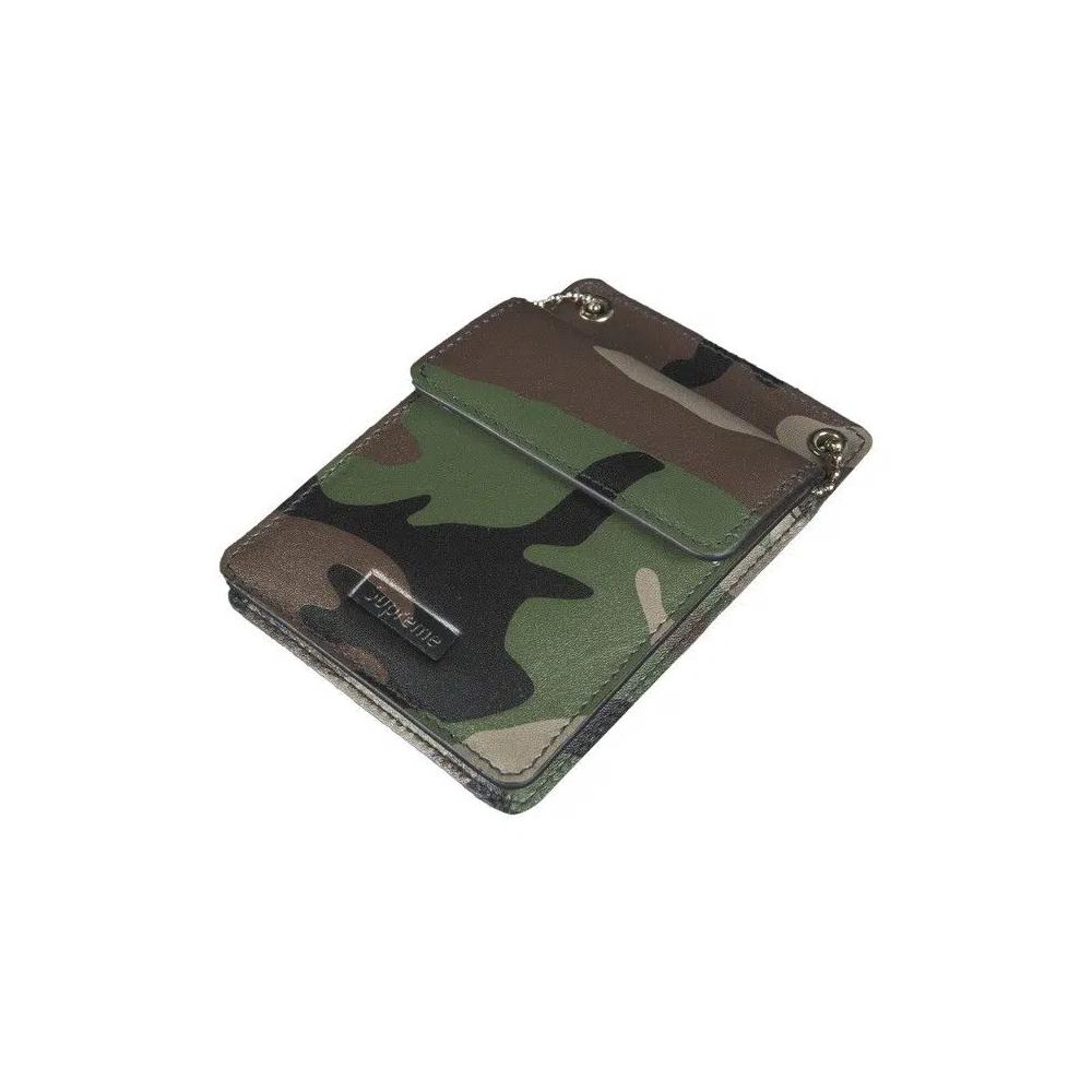 Кошельки Supreme Leather ID Holder and Wallet 'Camo' 1