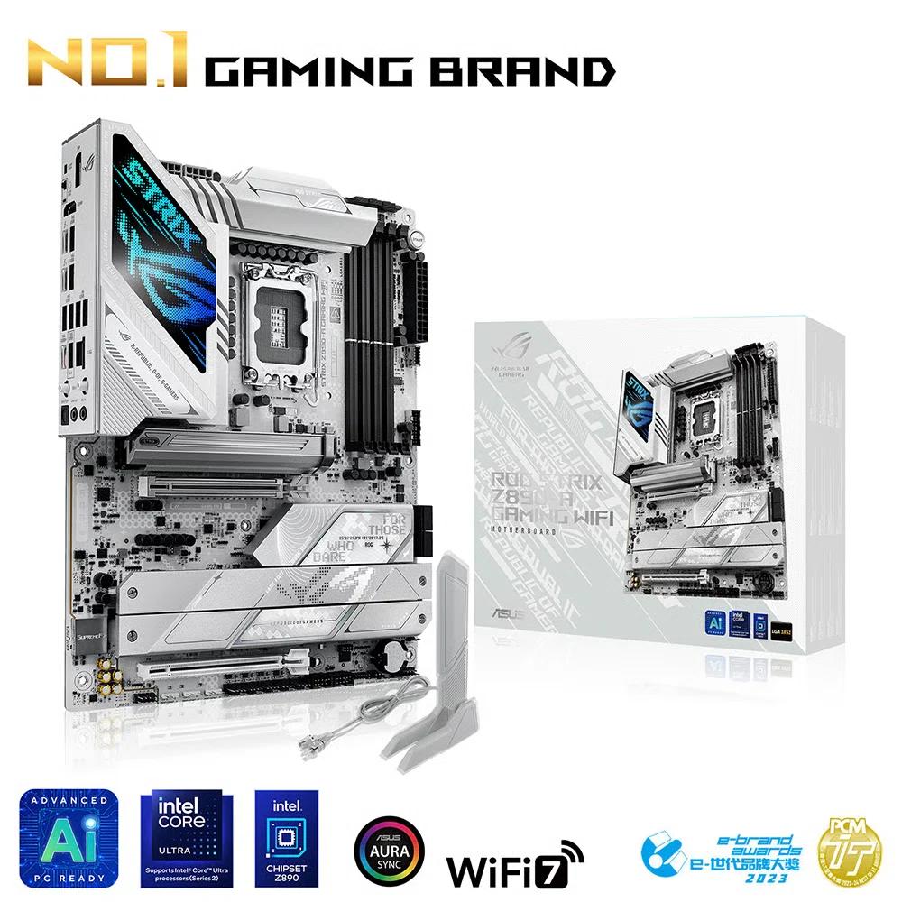 ASUS ROG STRIX Z890-A GAMING WIFI ATX белая материнская плата (DDR5) 1