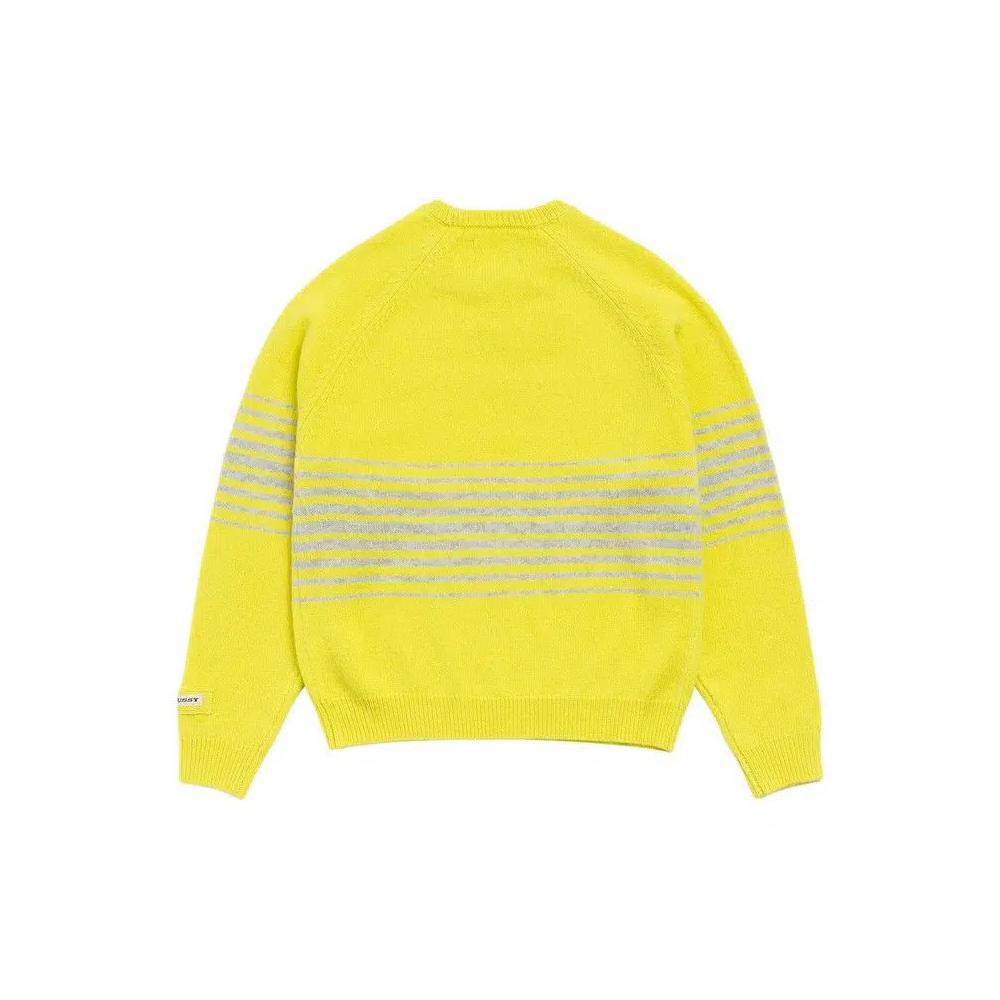 Свитер Stussy Shadow Stripe Raglan Sweater 'Lemon' 3