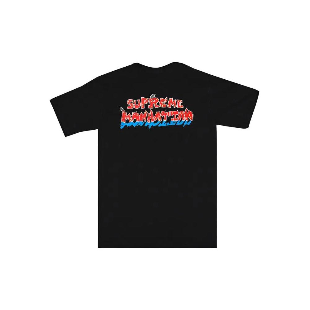 Футболки Supreme Manhattan Tee 'Black' 2