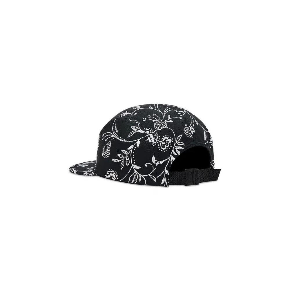 Кепки Supreme Floral Jacquard Camp Cap 'Black' 3