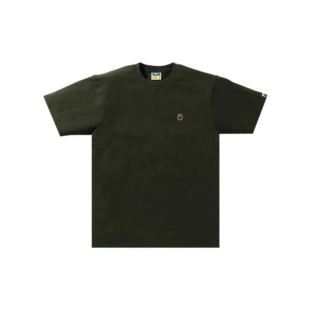 Футболка BAPE Ape Head One Point Tee 'Olive Drab' 1