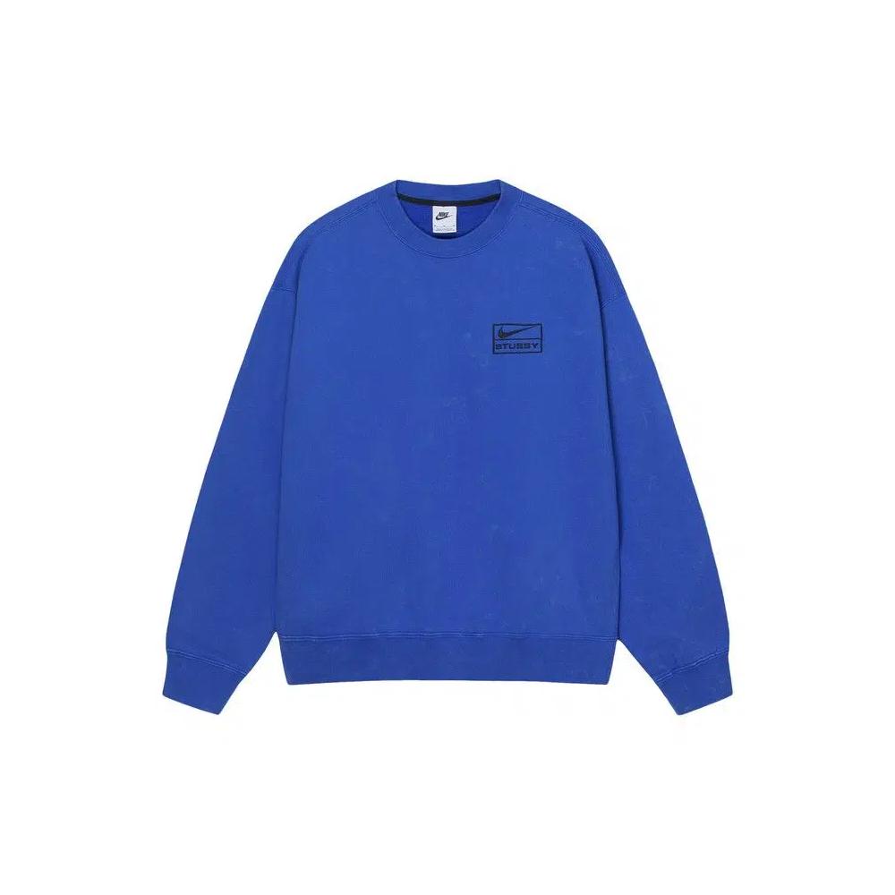 Топы Stussy x Nike Fleece Crew 'Blue' 1