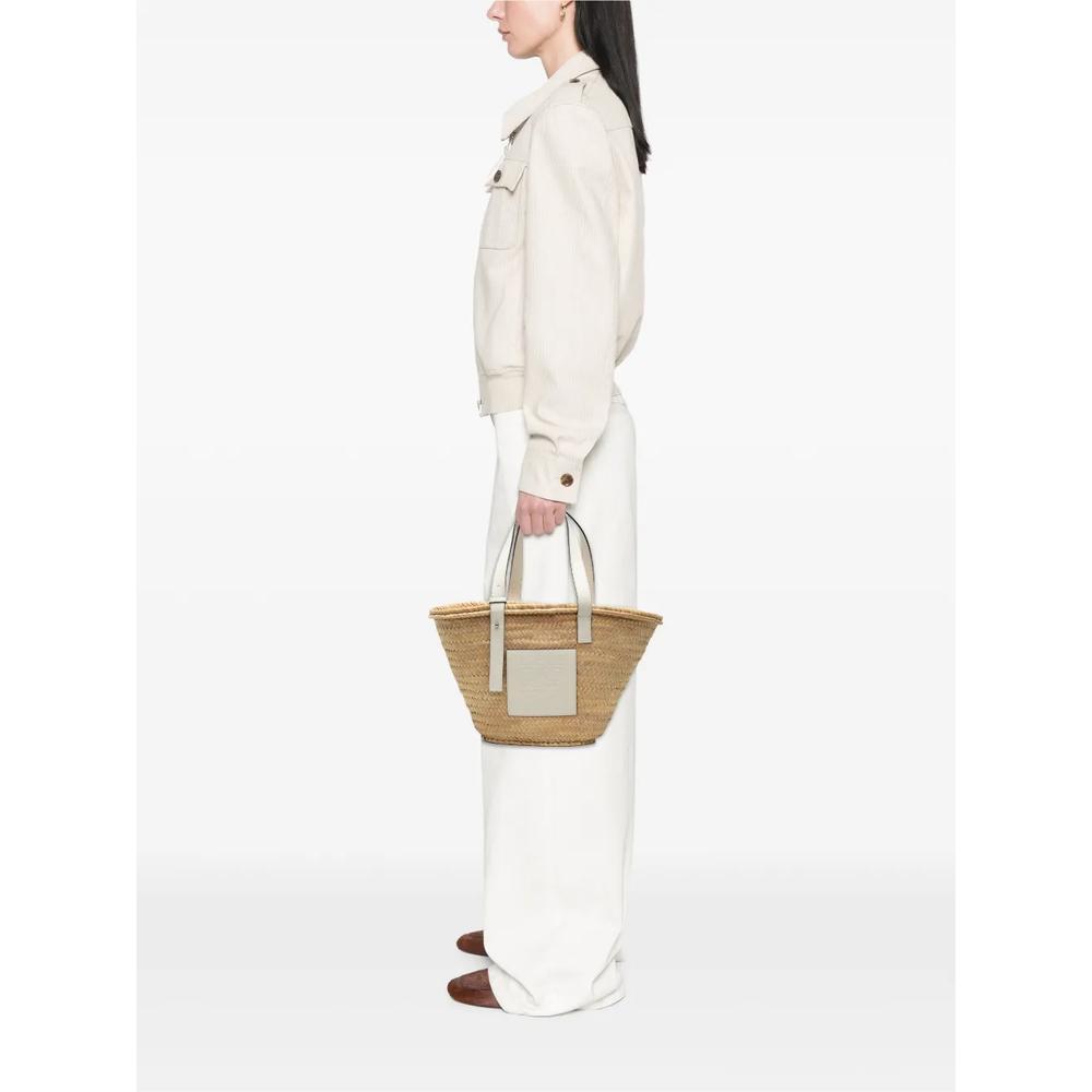 Сумка-тоут Medium Raffia Anagram Basket (2021 год) 2
