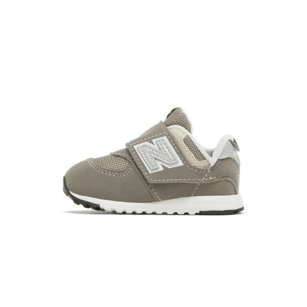 Кроссовки New Balance 574 New-B Hook & Loop Toddler 'Rain Cloud Silver Metallic' 3
